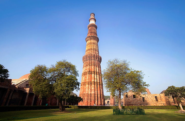 delhi-monument-fort-landscape-qutub-minar-wallpaper-preview
